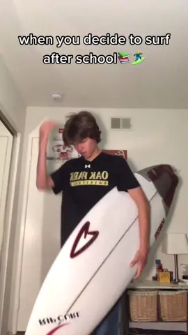 waves are always perfect during school😂 #surf #surfing #fyp #foryoupage