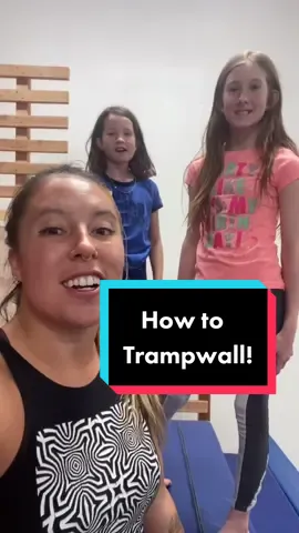 Answer to @lilylouise110 Check out @aerialwarehouse if you want to learn Trampwall! Jordan and Sarah crushed it ✨