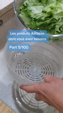 Part 5 : L'essoreuse à salade 😎 #amazonfrance #pourtoi #cuisine #tiktokfood #foryou