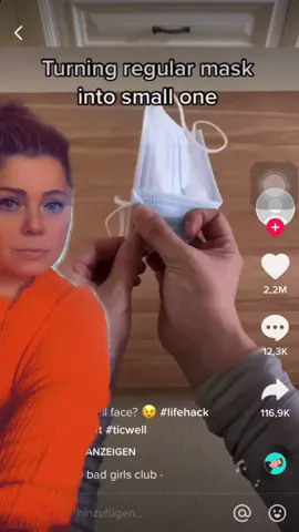 Experement mit Maske#probierenmitkarina #MaskierGang