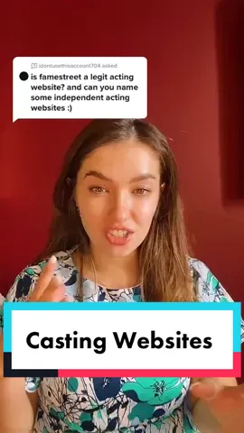 Answer to @idontusethisaccount704 what casting websites we recommend #acting #irishactor #actingcoach #aspiringactor #enolaholmes #actor