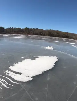 Love when the ice looks like this #mikeyshamrocks #ice #fish