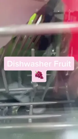 Washing produce in the dishwasher!