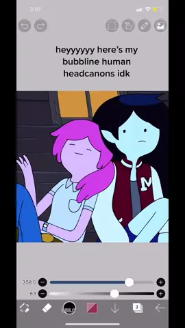 listen i spent $10 on this app i am going to keep making these kinds of videos wether u like it or not #bubbline #marceline #princessbubblegum #fyp