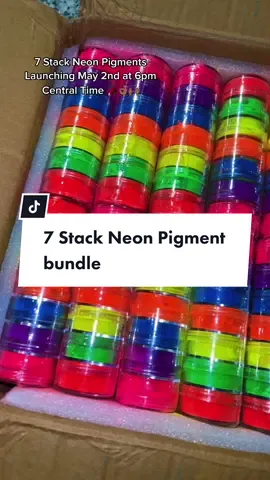 I’m so excited for this launch!!! Vibrant neon pigments perfect for any eye look with a pop of color 👌🏾#neonpigmentbundle #neonpigments #foryou