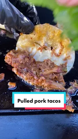 Pulled pork tacos #fyp #fy #pulledpork #tacos