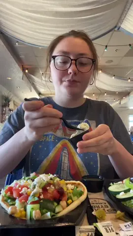Veggie gyro 🤑 #vegetarian #mukbang #bigbites