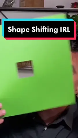 Who says you can’t fit a circle through a square...#LearnOnTikTok #tiktokpartner #illusion #learnwithme #impossibleshapes