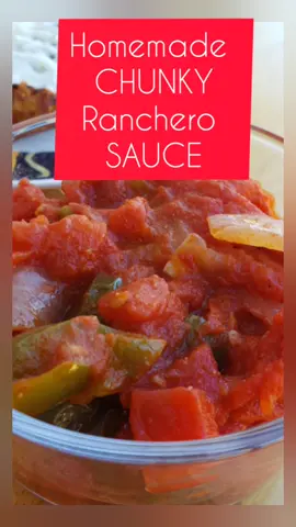 Homemade Chunky Ranchero Sauce 😋 #SkipTheRinse  #fyp #ShadowAndBone  #foodtiktok