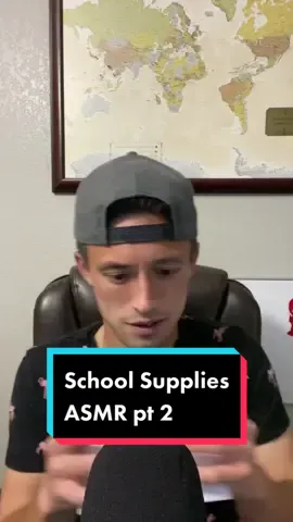 Part 2 of school supplies ASMR 😂😂😂😂 Wait till the end... #ASMR #asmr #asmrvideo #fastasmr @myasmrapp