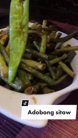 Adobong sitaw #fyp #kuyabam #FoodieTokPH #TikTokEatsPH #food