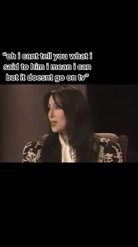everything she says is automatically iconic 💅🏻 #cher #foryou #fyp #iconic #oprah #interview