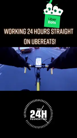 working for 24 hours straight on UberEats! #ebike #london #fyp #ubereats #courier
