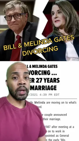 Bill & Melinda Gates divorcing after 27 years of marriage. #billgates #melindagates