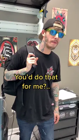 When your co worker shares their clients 😭 @dobbybouglas #teamdestroy #tattoo #skit #meme #wholesomemoments