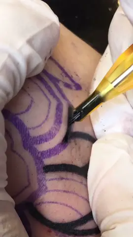 By Kiwa, Japan. Needle: 18RL. #tattooneedle #tattooing #tattoo #tattooasmr #asmr #lineworktattoo