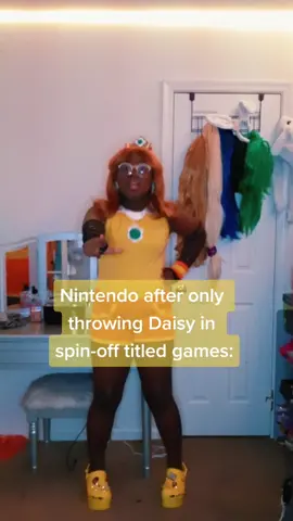 but then rosalina can be playable in 3d world I'm done- || #princessdaisy #princessdaisycosplay #daisy #nintendo #supermario #mariotennisaces
