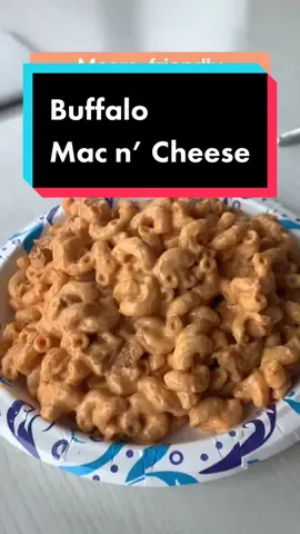 Insanely good macro-friendly Buffalo chicken Mac n cheese. Probably my favorite recipe of all time. #foodporn #highprotein #anabolic #iifym #FoodTok