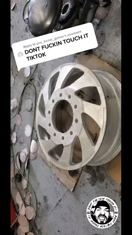Reply to @pro_home_gamer DFTI TIK TOK #ALUMINUMPOLISHING #metalpolishing #forgiato #fyp #blingsquad #dontfuckingtouchit #blingions