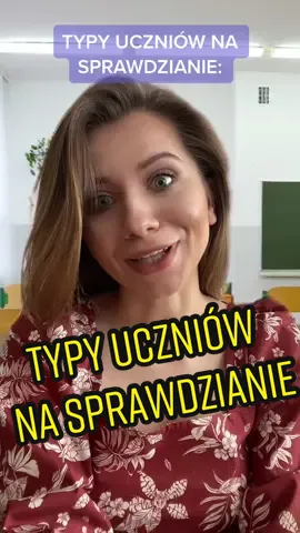 Inspirowanie życiem 😅. O kimś zapomniałam? Którym typem jesteś? #nauczyciel #uczeń #językpolski #polishlanguage