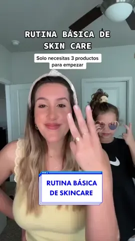 Rutina de skin care básica #skincare #skincareroutine #skincaretips #skincaretiktok #beauty #beautytips #beautyessentials #fyp #LearnOnTikTok #foryou