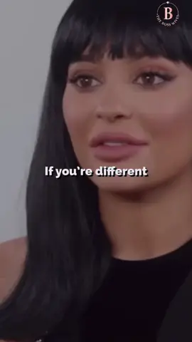 Be different ❤️ Speaker: Kylie Jenner #kyliejenner #kardashians #selflove #confidence
