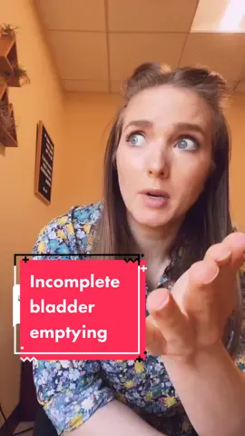 Reply to @mamadurfee tips for incomplete bladder emptying and post void dribbling #tiktokpartner #LearnOnTikTok