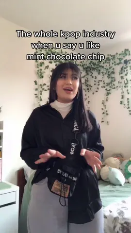 Namjoon would be disappointed in me knowing I like mint chip #kpopfyp #kpopcomedy #mintchocolatechip #bts