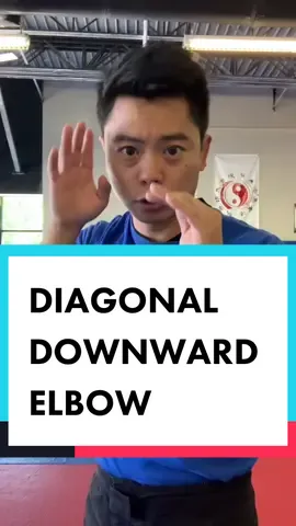 Diagonal downward elbow! #selfdefense #muaythai #foryou #martialarts #jeetkunedo #kungfu #jiujitsu