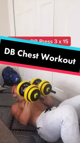 Get some double D’s👀 #chest #workout #dumbbell #lifting #Fitness #fypシ #viral