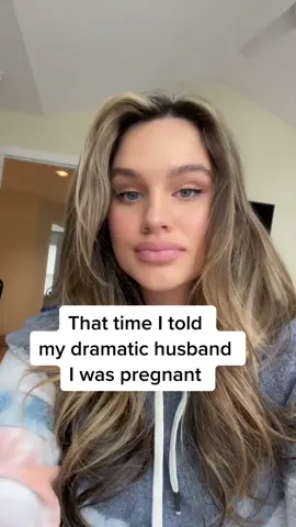 who thinks she’ll be dramatic like her dad? #baby #pregnancy #pregnant #husband #comedy #react #reaction #surprise #relatable #viral #LoveMeMode #fyp