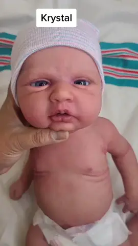 silicone baby girl Krystal. #fyp #foryou #foryoupage #artistsoftiktok #pinoyartist #reborns #siliconebaby