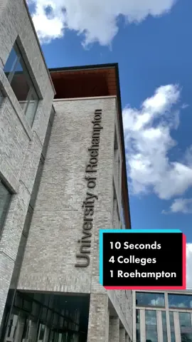10 SECONDS, 4 Colleges, 1 University Of Roehampton | DO NOT BLINK #WeAreUR #fyp #Roehampton #student #london #uni #freshers #unitiktok #campus