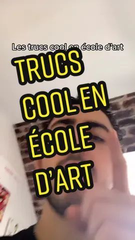 Voilà ce qui est cool en école d’art 😎#pourtoi #dessin #art