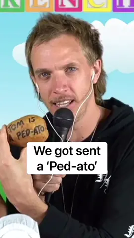 @potatoparcel #potatoparcel Shout out to Stephanie❤️ for sending this ‘Ped-ato’ to our PO Box 🤣 if you’d like to send stuff, our PO Box is on IG #fyp