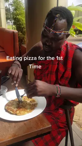 Eating Pizza for the 1st time#formypage #maasaifinest #KENYA