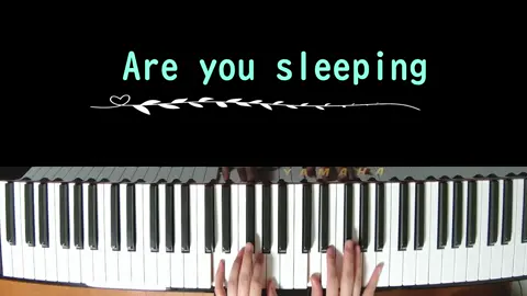 #童謡 #ピアノ伴奏 #歌詞付き #traditional #withlyrics #onthepiano #French #英語 #English #グーチョキパーでなにつくろう #Areyousleeping #FrèreJacques #nurseryrhymes #ピアノ #弾いてみた