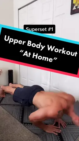 Reply to @accidentaloverdose FULL UPPER BODY workout🔥 “at home” #upperbody #homeworkout #bodyweight #Fitness #fyp #viral