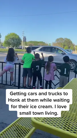 Teach ‘em young. 50 cars honked and waved at them. #MAKEYOURMOVE #Summer #PonderWithZion #icecream #iowa #smalltown #fypシ