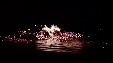 quay bùi nhùi thép đêm trên bờ hồ #trekking #trekkingbaole