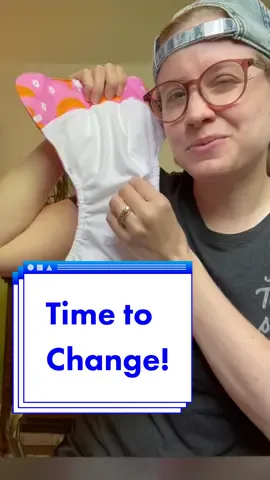 Reply to @saraebentonn Do I have to change the whole diaper? #clothdiapermama #clothdiapers #SipIntoSummer #ROMWEGetGraphic