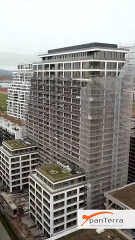 SOLID Home - Frankfurt 🏬 #timelapse #film #filmproduction #zeitraffer #viral #foryou #foryoupage #fypシ #baustelle #construction #tiktok #frankfurt