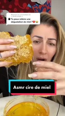 Répondre à @x_weeb.manga_x Asmr cire de miel 🍯 #asmr #cire #miel