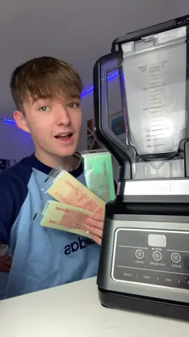 Blending up Funny Money and seeing what happens!!🤑 #fyp #fup #foryou #funnymoney #jamesholt