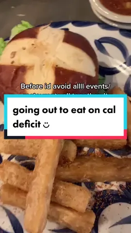enjoyed it ◡̈ portion control >  #caloriedeficit #weightloss #realisticweightloss #hotgirlsummer #balancedeating