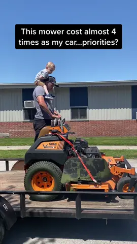 This should be a commercial for #scag #dad #lawncare #echo #stihl #boy