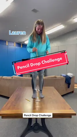 Pencil drop challenge!  #familythings #family #challenge #familygames #competition #fun #game #familytime #FamilyFun #familygamenight #pencildrop
