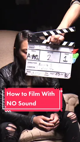 How to Film with NO Sound #setlife #slate #filmtok #filmmaker #cameraassistant