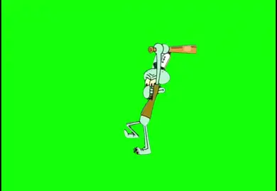 Calamardo golpea con un bate plantilla greenscreen #verde #meme #d #fyppppppppppppppppppppppp #fypシ #capcut #plantilla #greenscreen #fy #green #viral
