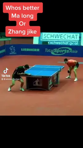For me its gotta be ma long #foryoupage #fyp #tabletennis #pingpong #malong #zhangjike #tabletennisclips #viral